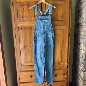 Insane Gene Blue Denim Overalls.  Size medium.  Straight leg.